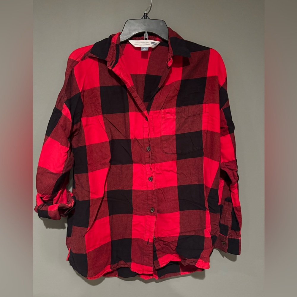Old Navy Boyfriend Fit Flannel